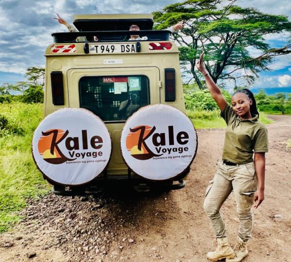 Female guide in Tanzania
